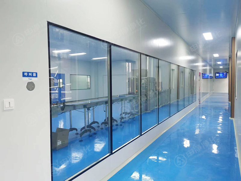 灌裝甲魚(yú)10萬(wàn)級(jí)凈化車間安裝工程